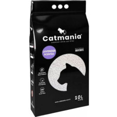 Бентонітовий наповнювач для кішок CATMANIA з ароматом лаванди та фіолетовими гранулами 10 літрів/8,5 кг