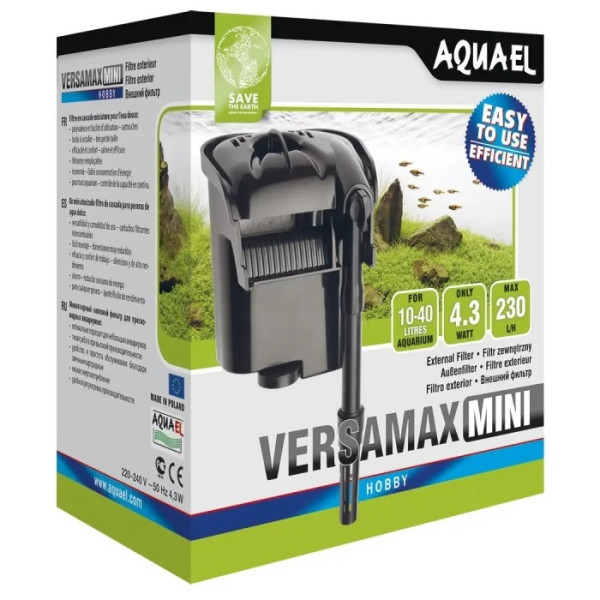 Купити Навісний фільтр Aquael «Versamax-mini» для акваріуму 10-40 л
