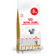 Акція ! Корм для дорослих котів ROYAL CANIN URINARY S/O CAT 1.5 кг + 4 шт вологого корму в подарунок !
