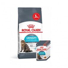 Акція ! Корм для котів ROYAL CANIN URINARY CARE 2 кг + 4 шт вологого корму в подарунок !