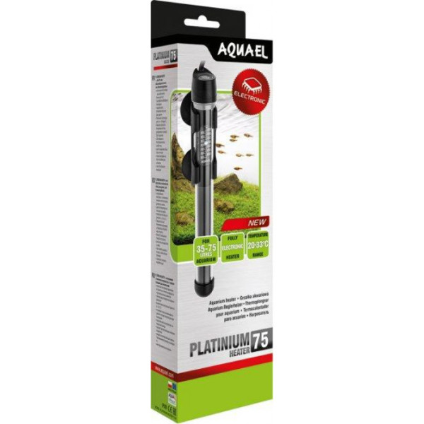 Купити Заглибний нагрівач Aquael Platinum 75W для акваріумів до 75 л
