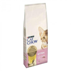 Сухий корм Purina Cat Chow (Кет Чау) Kitten для кошенят з куркою 15 кг