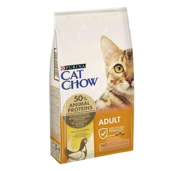 Купити Сухий корм Purina Cat Chow (Кет Чау) Adult Turkey & Chicken для кішок з індичкою та куркою 15 кг