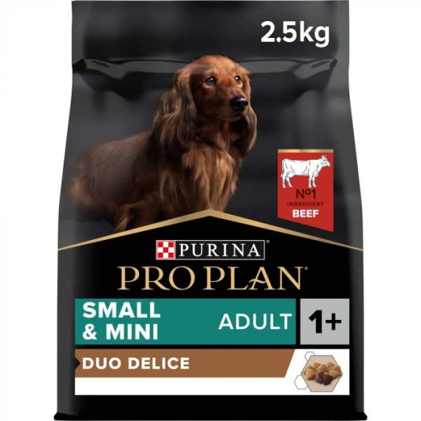 Купити Сухий корм Про План (Pro Plan) Duo Delice для собак дрібних порід, з яловичиною 2.5 кг