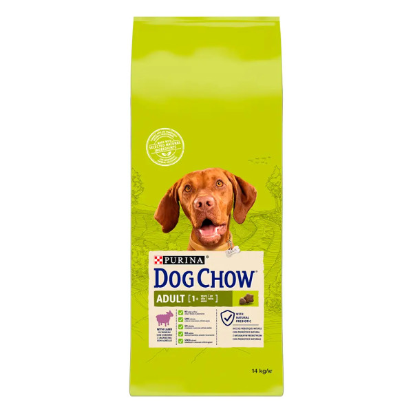 Купити Сухий корм Purina Dog Chow Adult Lamb для дорослих собак зі смаком ягняти 14 кг