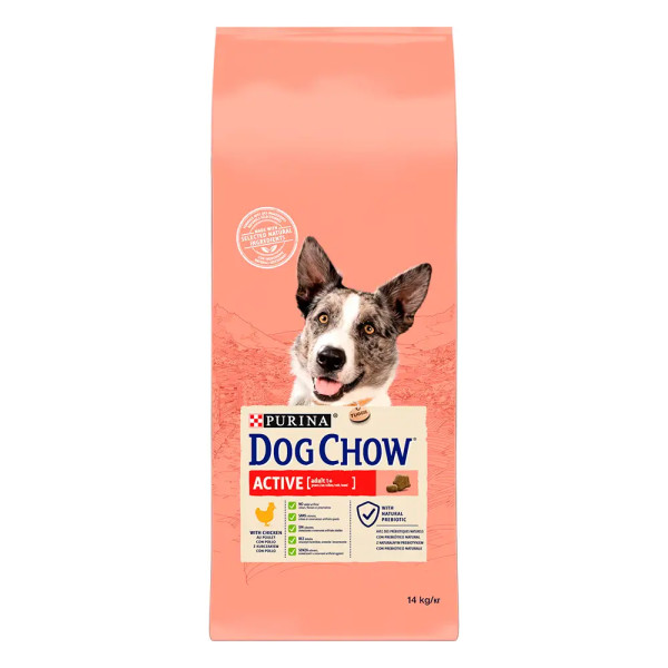 Купити Сухий корм Purina Dog Chow Active Adult для дорослих активних собак зі смаком курки 14 кг