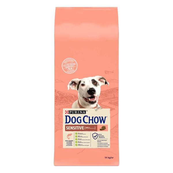 Купити Сухий корм Purina Dog Chow Sensitive Adult для дорослих собак зі смаком лосося 14 кг