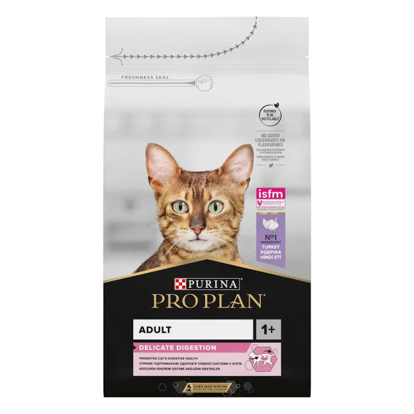 Купити Сухий корм Про План (Pro Plan) Delicate для котів із чутливим травленням, з індичкою 1.5 КГ