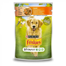 Вологий Корм Purina Friskies для собак, з яловичиною та картоплею 100 г*20 шт
