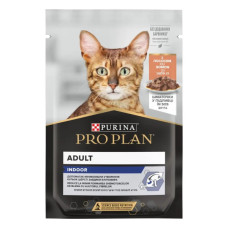 Вологий корм для котів Purina Pro Plan Nutisavour Husecat, з лососем 85g*26шт