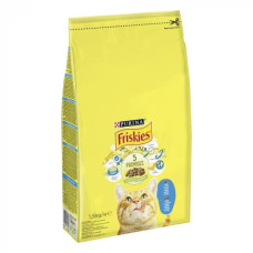 Сухий корм Friskies для кішок із лососем і овочами 300 г
