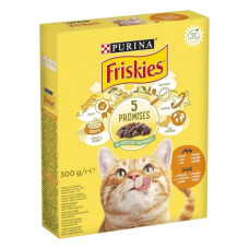 Сухий корм Friskies для кішок з куркою та овочами 300 г