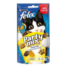 Лакомство для котів Felix Party Mix Cheezy Mix Фелікс Сирий Мікс 60гр*8шт