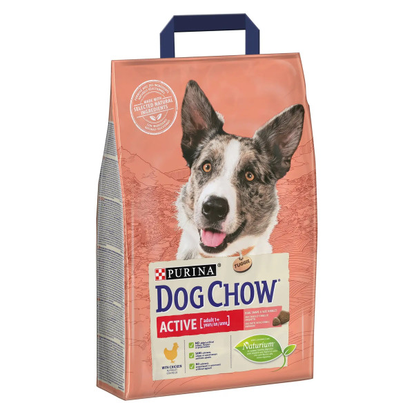 Купити Сухий корм Purina Dog Chow Active Adult для дорослих активних собак зі смаком курки 2.5 кг