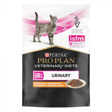Вологий корм для котів, при захворюваннях сечівних шляхів Pro Plan Veterinary Diets Urinary 85г* 10шт курка