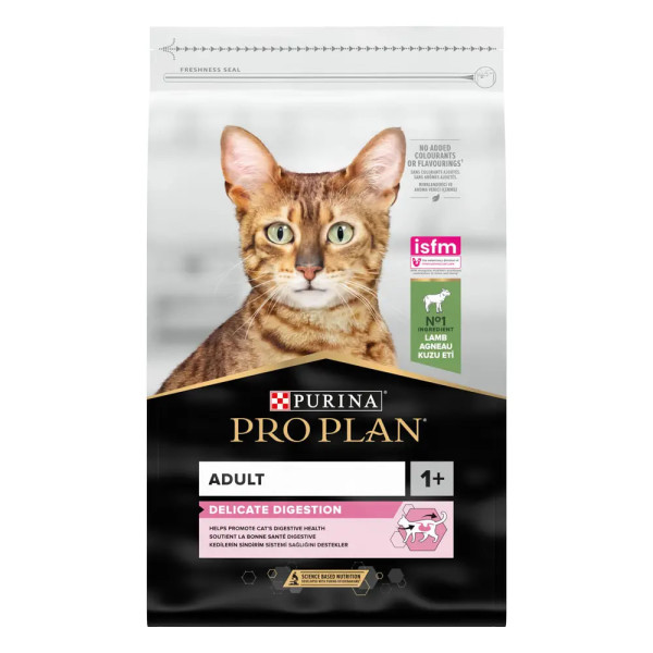 Купити Сухий корм Про План (Pro Plan) Delicate для котів із чутливим травленням з ягням 10 КГ