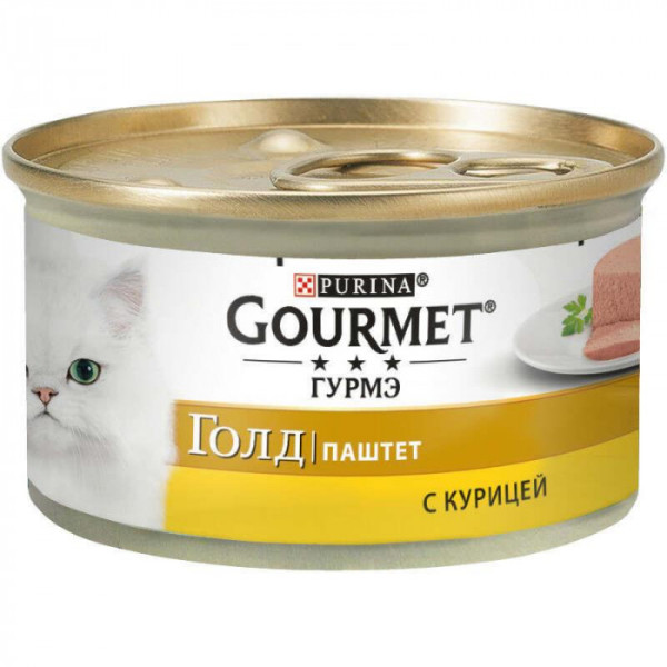 Купити Gourmet Gold (Гурме Голд) консерви для кішок паштет із куркою 85 г*24шт