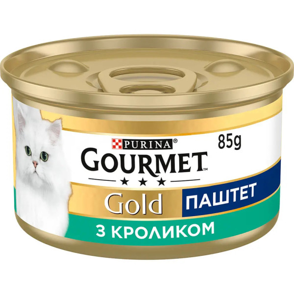 Купити Гурме Голд консерви для кішок паштет з кроликом 85 г*24 шт.
