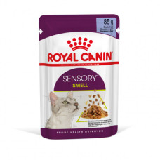 Вологий корм для дорослих котів ROYAL CANIN SENSORY SMELL JELLY 85 г * 12 шт блок