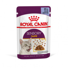 Вологий корм для дорослих котів ROYAL CANIN SENSORY TASTE JELLY 85 г * 12 шт блок