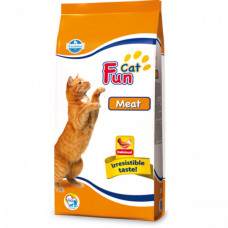 Повнораційний сухий корм Farmina Fun Cat, для дорослих котів, з м'ясом, 20 кг