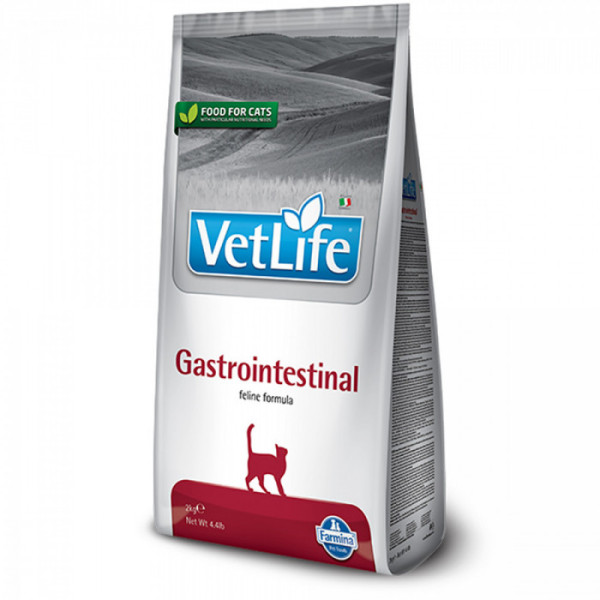 Купити Сухий корм Farmina Vet Life Gastrointestinal для котів, при захворюванні ШКТ, 2 кг
