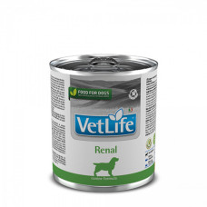 Вологий корм Farmina Vet Life Renal для собак, для підтримки функції нирок, 300 г