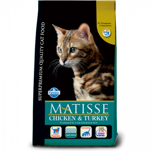 Купити Сухий корм Farmina Matisse Adult Chicken & Turkey для дорослих котів, курка та індичка, 10 кг
