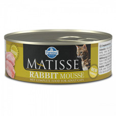 Вологий корм Farmina Matisse Cat Mousse Rabbit для дорослих котів, з кроликом, 85 г*12 шт
