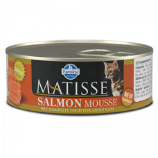 Вологий корм Farmina Matisse Cat Mousse Salmon для дорослих котів, з лососем, 85 г