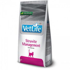 Сухий корм Farmina Vet Life Management Struvite для котів, при рецидивах струвітних уролітів, 400 г