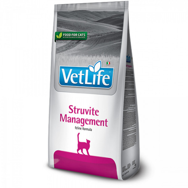 Купити Сухий корм Farmina Vet Life Management Struvite для котів, при рецидивах струвітних уролітів, 400 г