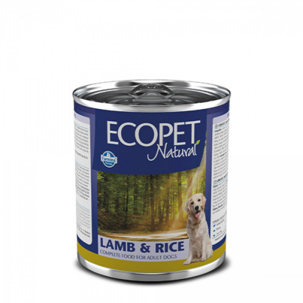 Купити Вологий корм Farmina Ecopet Natural Dog Lamb&Rice для собак, з ягням, 300 г*6 шт