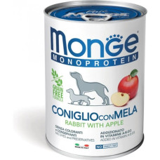 Консерви для собак Monge Dog FRUIT MONOPROTEIN Кролик з яблуком 400 г