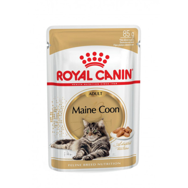 Купити Вологий корм для дорослих котів ROYAL CANIN MAINECOON ADULT 85 г * 12 шт блок