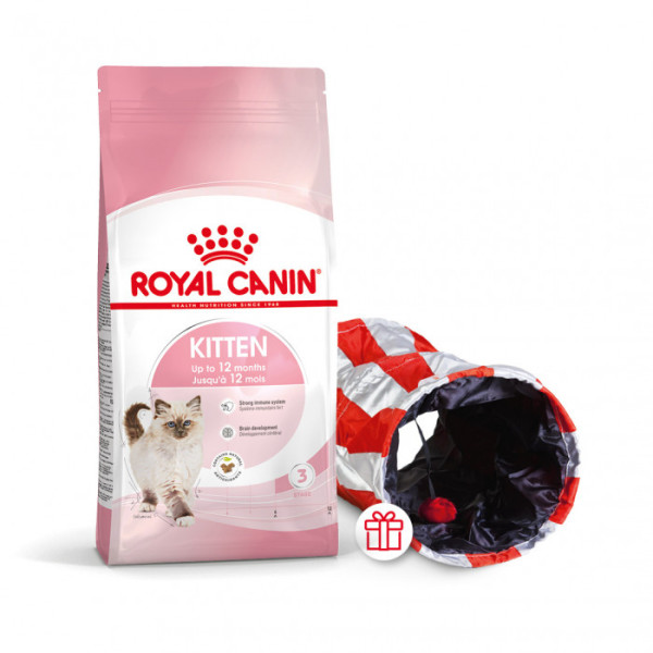 Купити Корм для кошенят ROYAL CANIN KITTEN 2.0 кг + тунель-іграшка