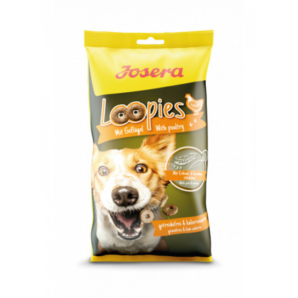 Купити Ласощі Josera Loopies mit Geflügel для собак з куркою 150 г