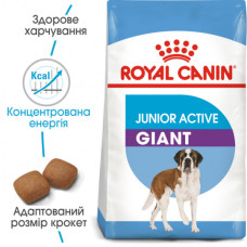Корм для активних молодих собак ROYAL CANIN GIANT JUNIOR ACTIVE 15.0 кг