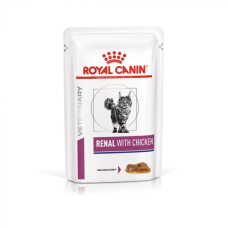 Вологий корм для дорослих котів ROYAL CANIN RENAL FELINE CHICKEN Pouches 85 г x 12 шт