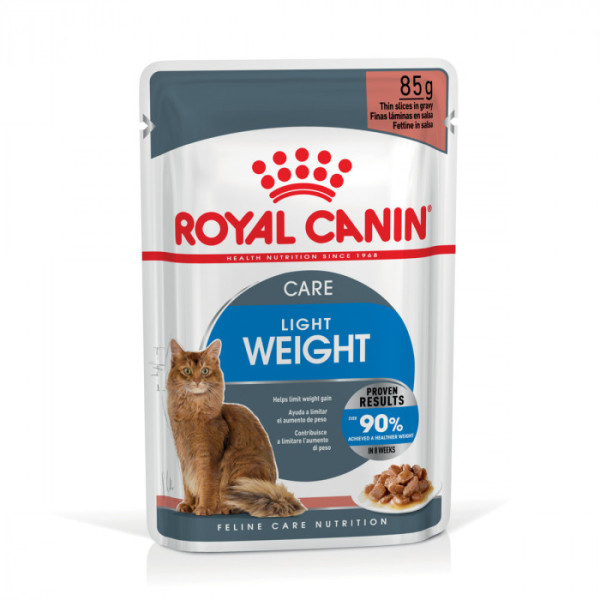 Купити Вологий корм для дорослих котів ROYAL CANIN LIGHT WEIGHT CARE шматочки в соусі 85 г * 12 шт блок