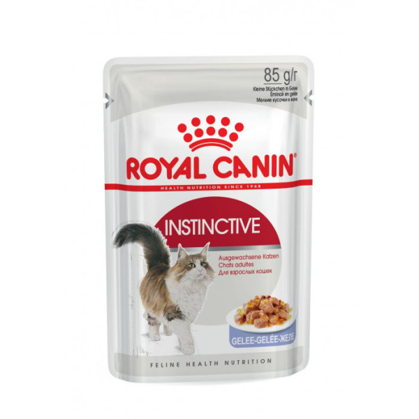 Купити Вологий корм для дорослих котів ROYAL CANIN INSTINCTIVE IN JELLY 85 г * 12 шт блок
