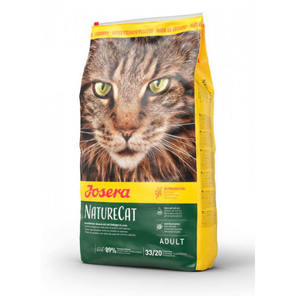 Купити Сухий беззерновой корм Josera NatureCat з лососем для котів 10 kg