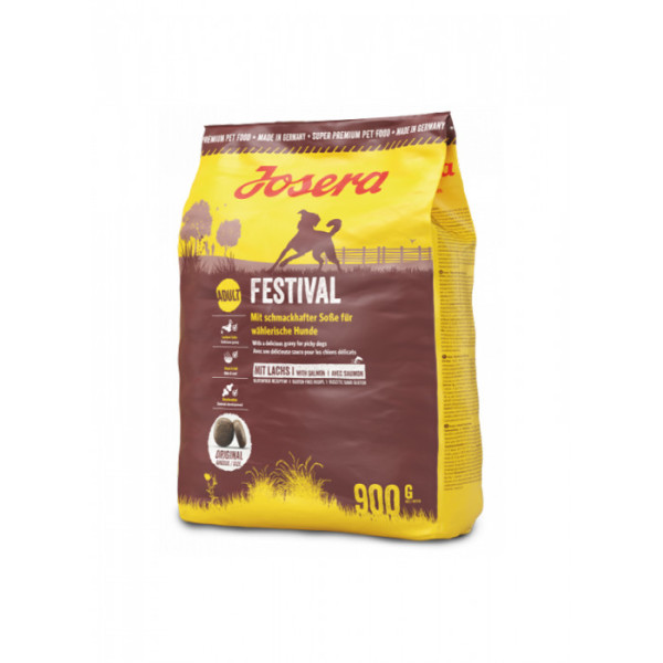 Купити Сухий корм Josera Festival для вибагливих собак 900 г