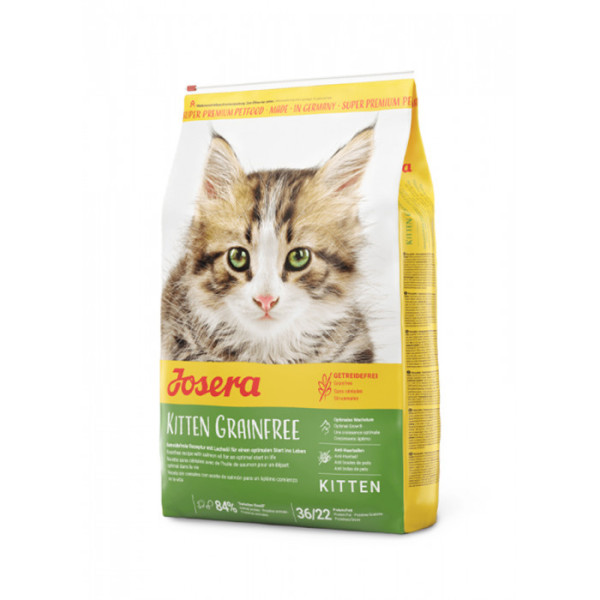 Купити Сухий беззерновий корм Josera Kitten Grainfree 36/22 для кошенят, вагітних та лактуючих кішок 10 кг