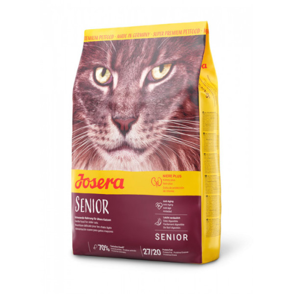 Купити Сухий корм Josera Senior з птахом для літніх кішок і котів з нирковою недостатністю 400 г