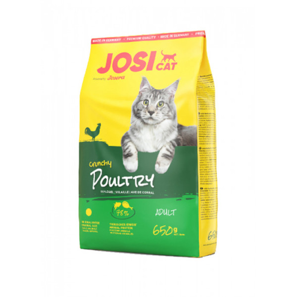 Купити Сухий корм JosiCat Crunchy Poultry з ніжним м'ясом домашньої птиці для котів 650 г