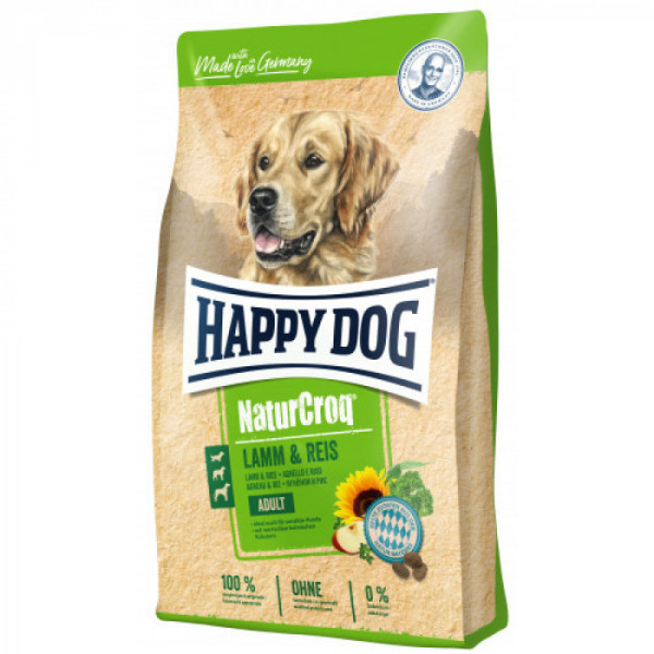 Купити Happy Dog (Хепі Дог) Naturcroq Lamm — Сухий корм для собак із чутливим травленням з ягням 15 кг
