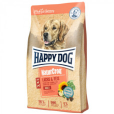 Happy Dog (Хеппі Дог) Naturcroq Lachs & Reis — Сухий корм для дорослих собак з лососем і рисом, 11 кг