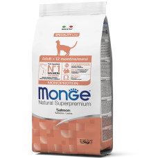 Сухий корм для котів Monge Cat Adult з Лососем 400 г