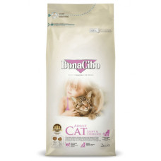 Сухий корм BonaCibo Adult Cat Light&Sterilized з м'ясом курки, анчоусами та рисом для дорослих стерилізованих котів та кішок із зайвою вагою 2 кг